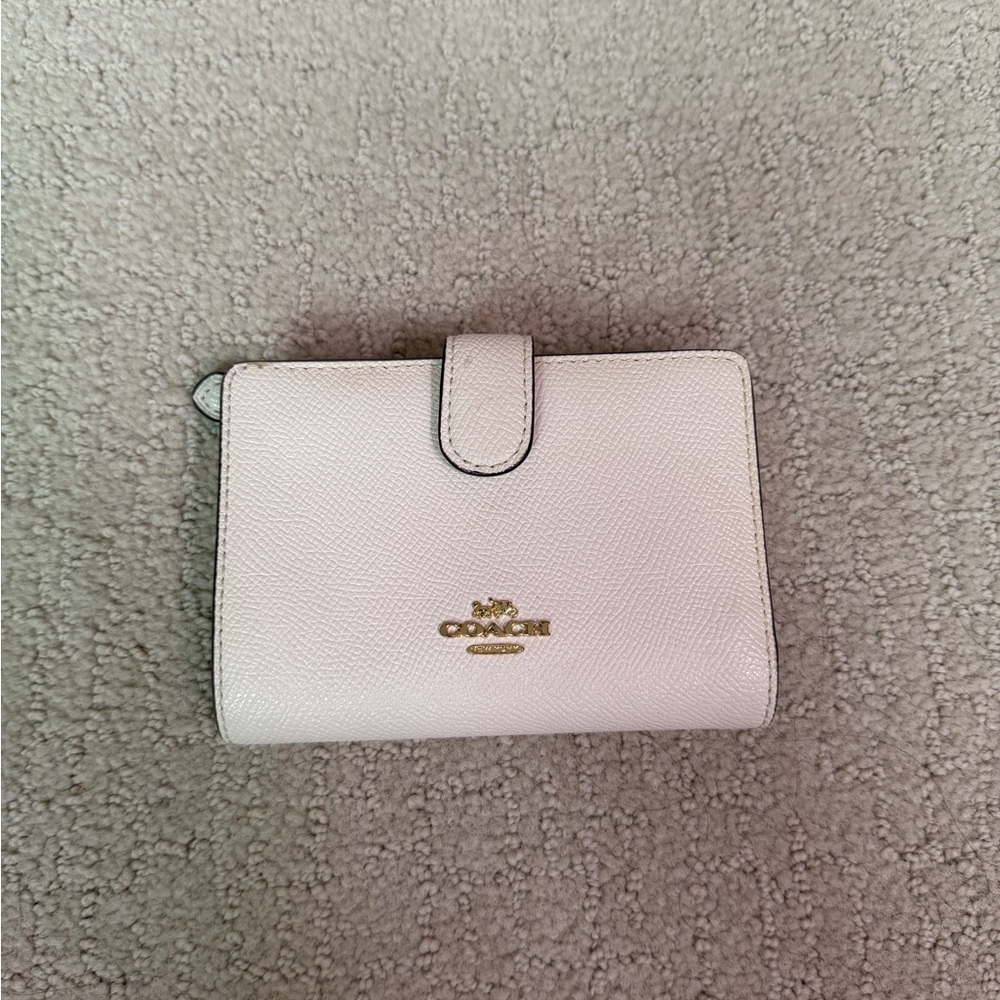 Coach Off-White Leather Wallet